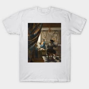 The Art of Painting by Jan Vermeer T-Shirt